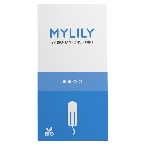 Bio-Tampons Mini - perfekt für leichte Periodentage - leicht einzuführen - trocknet die Schleimhaut nicht aus - zuverlässig von myLily