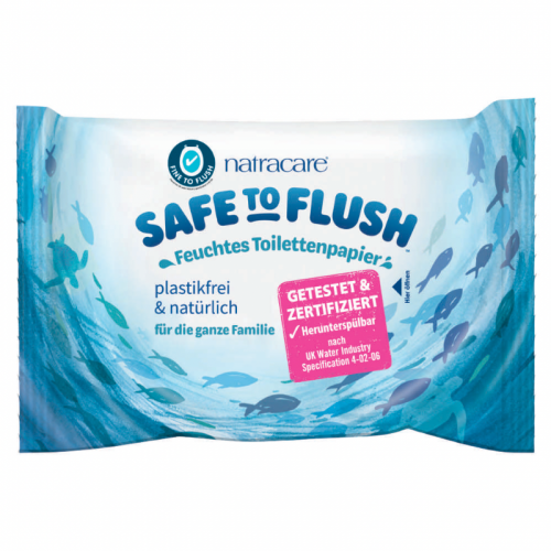 Natracare Feuchtes Toilettenpapier - Safe to flush